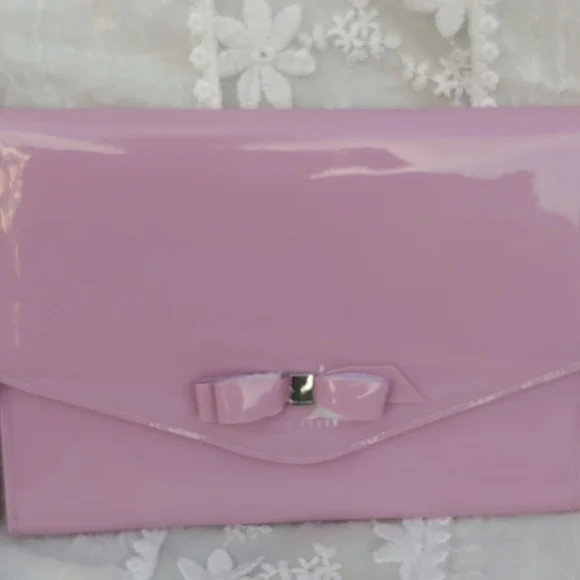 🐰Ted Baker Cersei Lilac Envelope Clutch,NWT - Picture 14 of 14